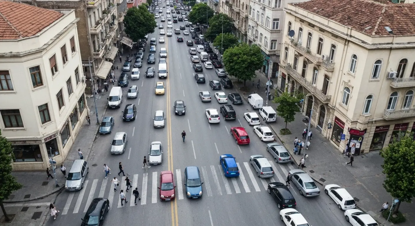 trafiku ne tirane