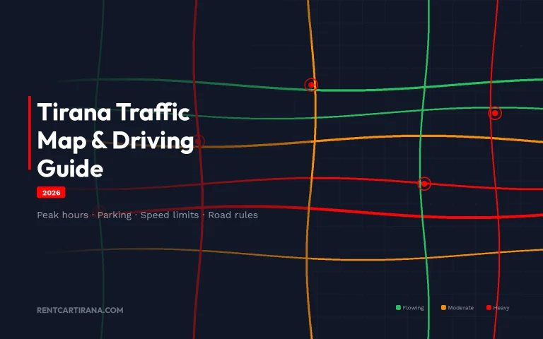 tirana traffic live map
