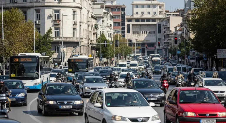 tirana traffic