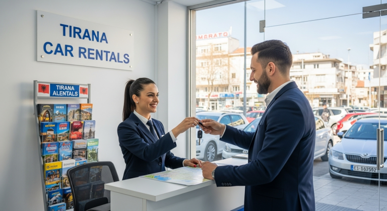 makina me qera aeroporti tirane