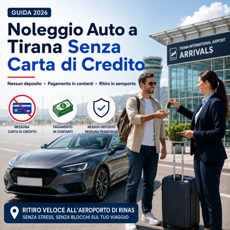 Tirana sanza carta di credito