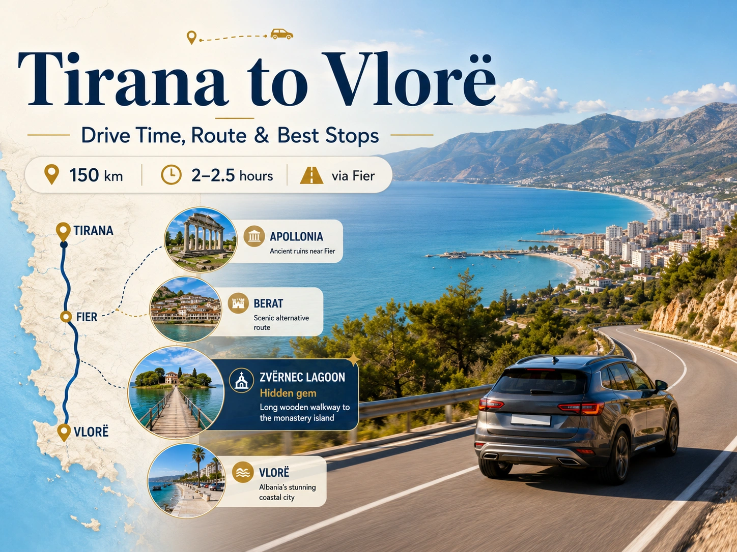 tirana to vlore